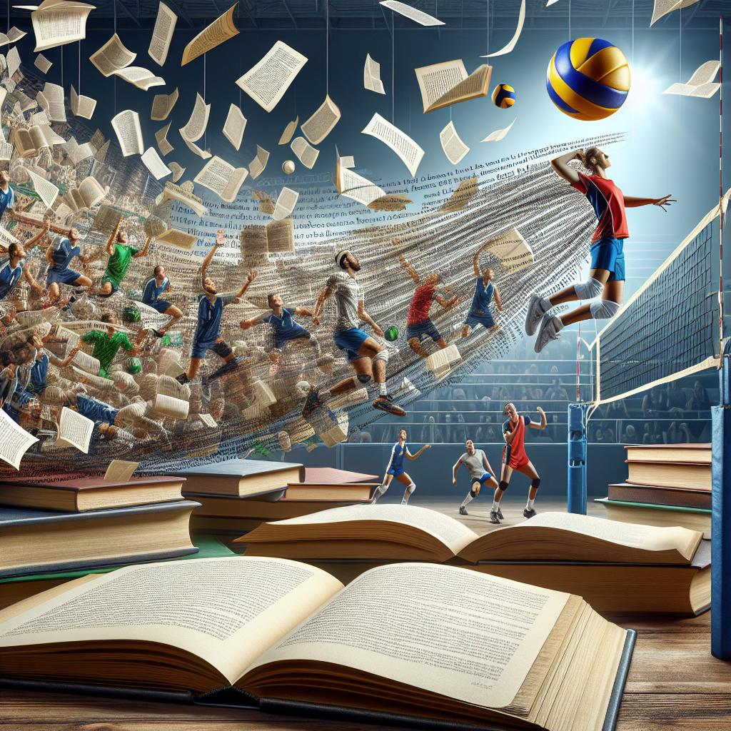 Волейбол и литература: книги о спорте
